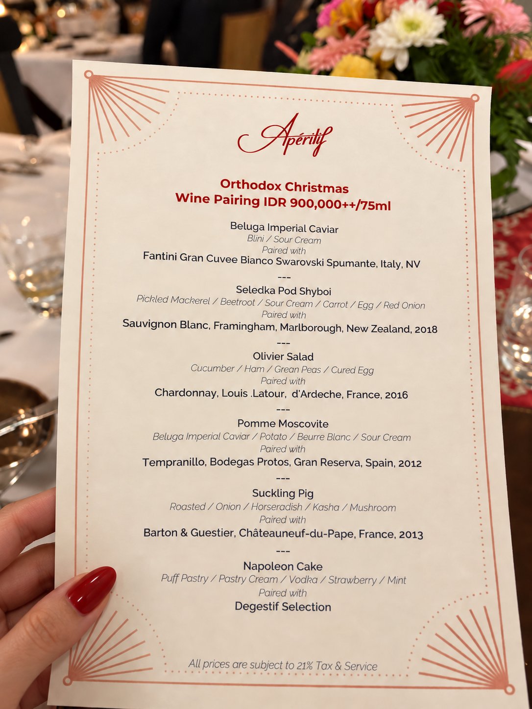 Russian Christmas Aperitif